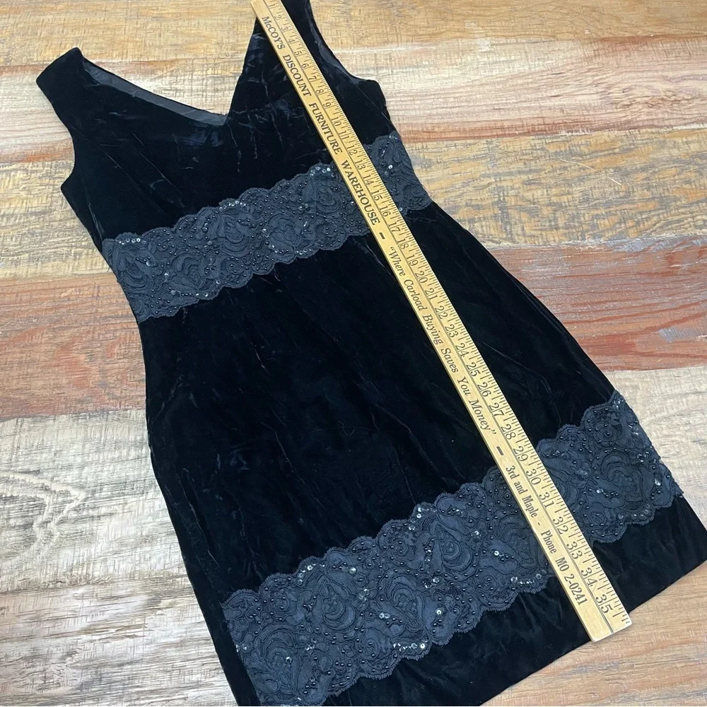 Z. CAVARICCI women’s 10 velvet sheer sleeveless whimsigoth - Picture 4 of 10